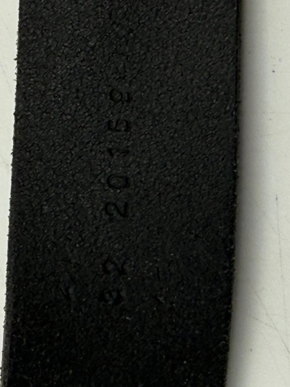 Velez Ribbed Textured Leather Belt Size 32 Black Dress Work 1.5